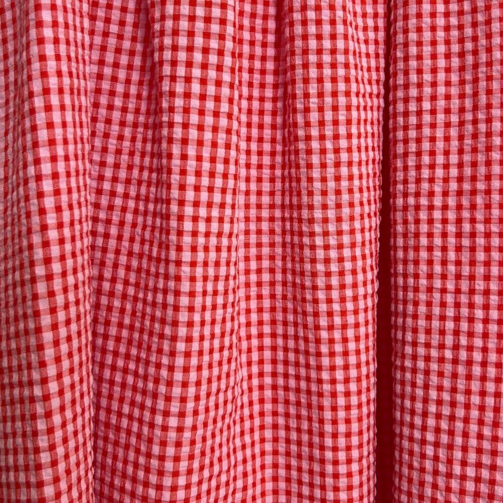 Nobody’s Child Women's ‘Kylie’ Midi Smock Dress Gingham Red/Pink Size UK 10 US 6 - Picture 12 of 12